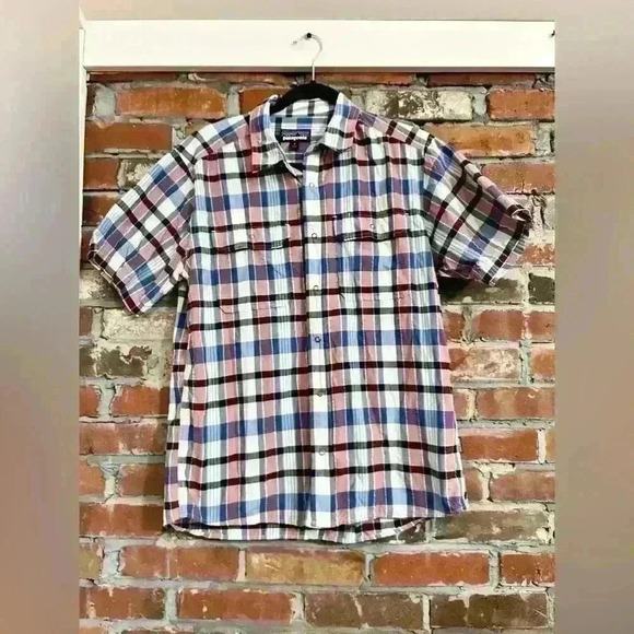 Patagonia Men’s El Ray Button Down Size Medium - Picture 2 of 7